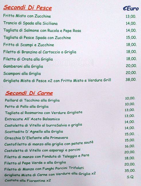 Menu di Open Café 