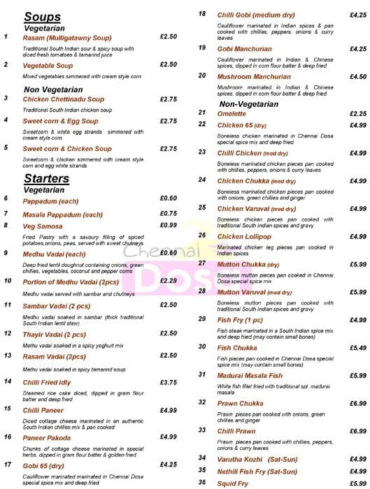 menu-at-chennai-dosa-restaurant-birmingham-445-447
