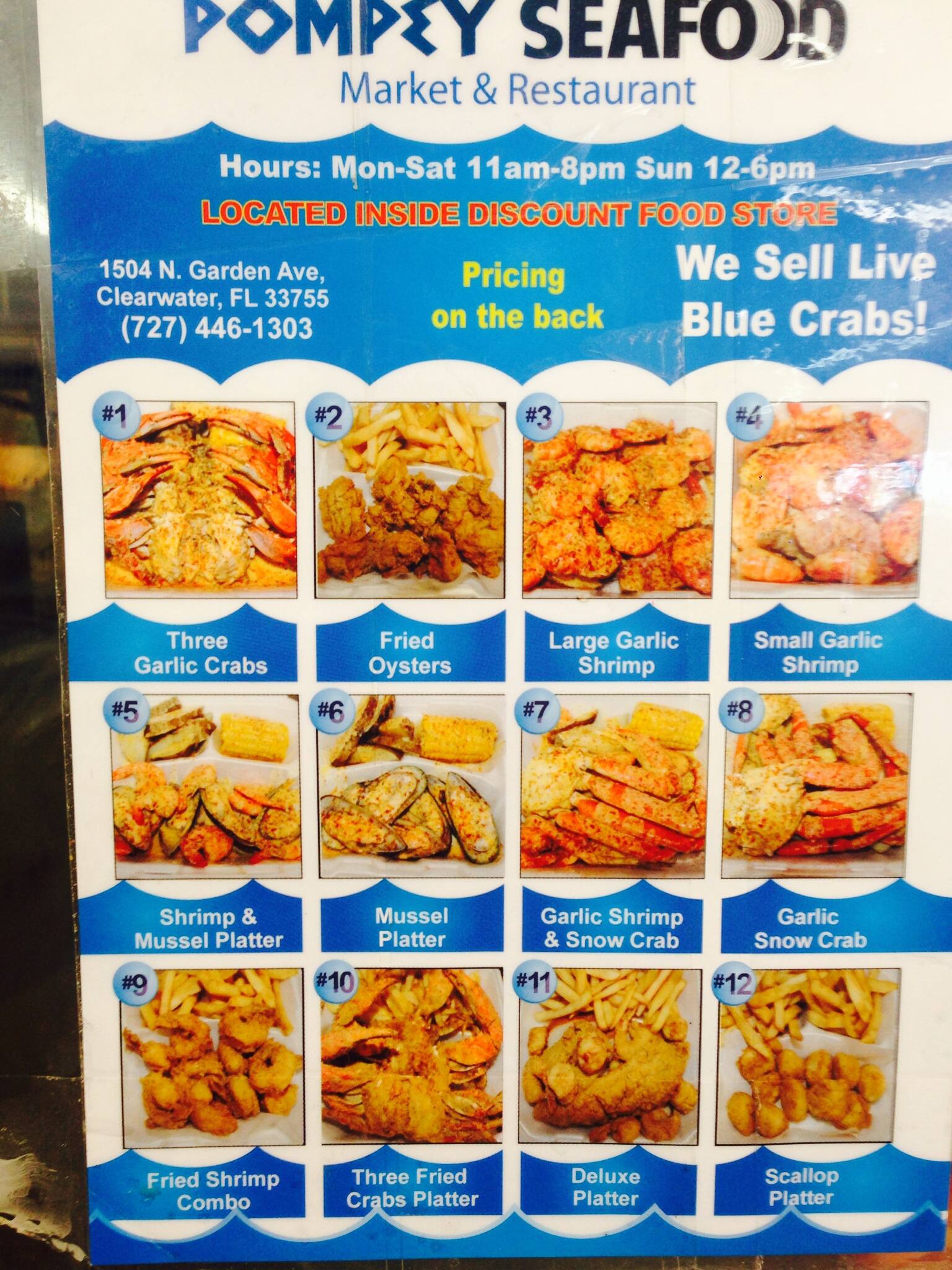 Pompey Seafood & Delicatessen Menu Urbanspoon/Zomato