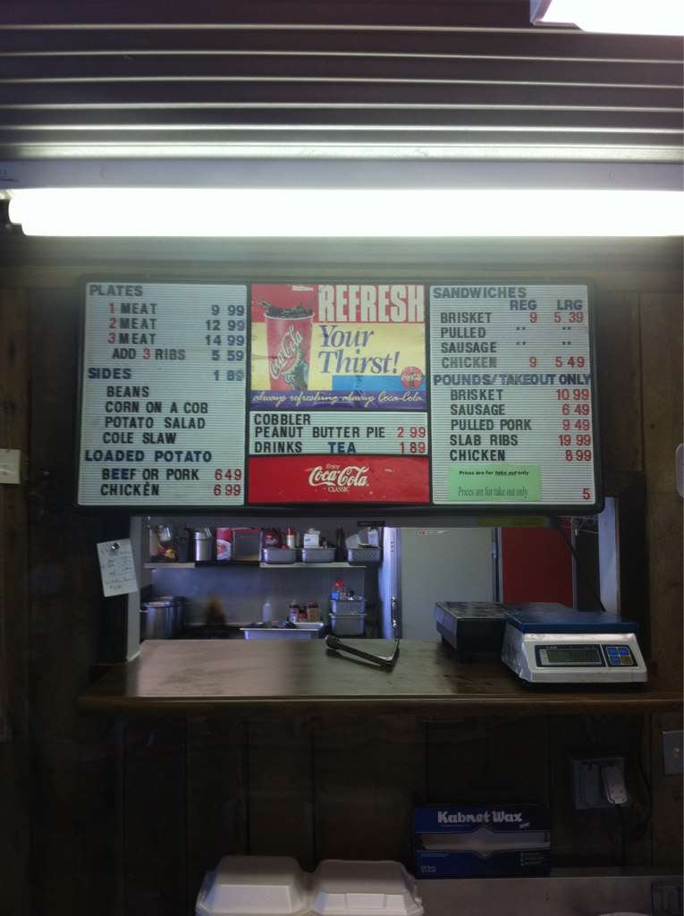 Chuck Wagon Menu, Menu for Chuck Wagon, Madison, Huntsville