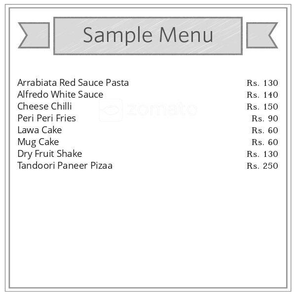 Menu at Pokket cafe, Ashoka marg, Nashik, Nashik