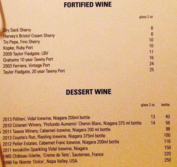 EPIC Restaurant & Lounge menu