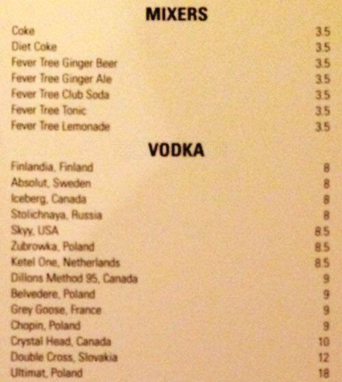 EPIC Restaurant & Lounge menu