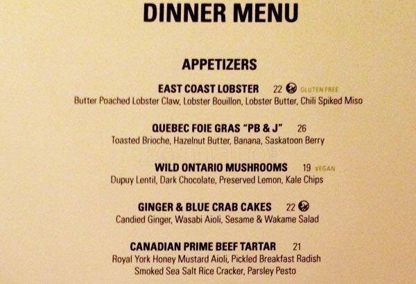 EPIC Restaurant & Lounge menu