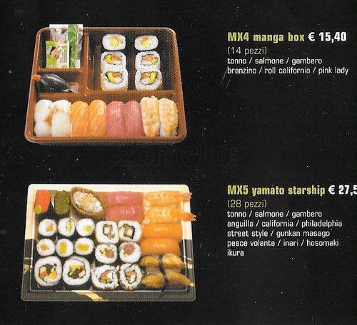 Menu di Mye Sushi 