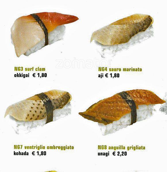 Menu di Mye Sushi 