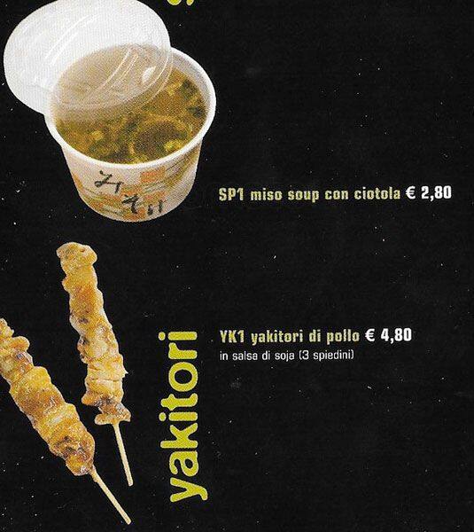 Menu di Mye Sushi 