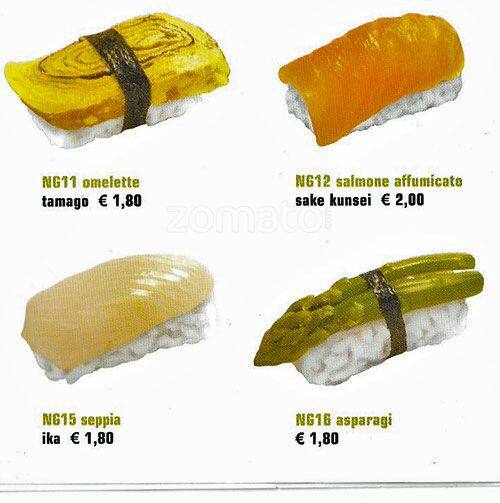 Menu di Mye Sushi 
