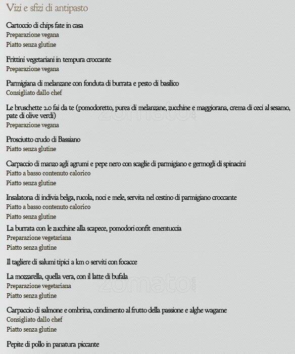 Menu di Cassamortaro caffe' 