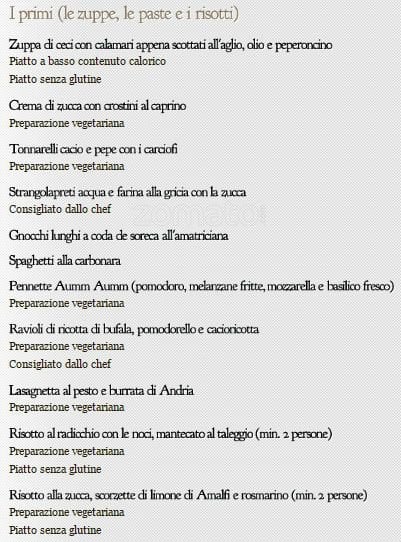 Menu di Cassamortaro caffe' 