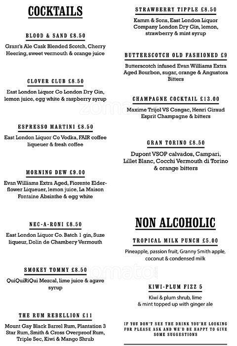5CC menu
