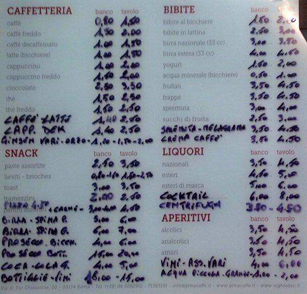 Menu di Chill Out Cafe 