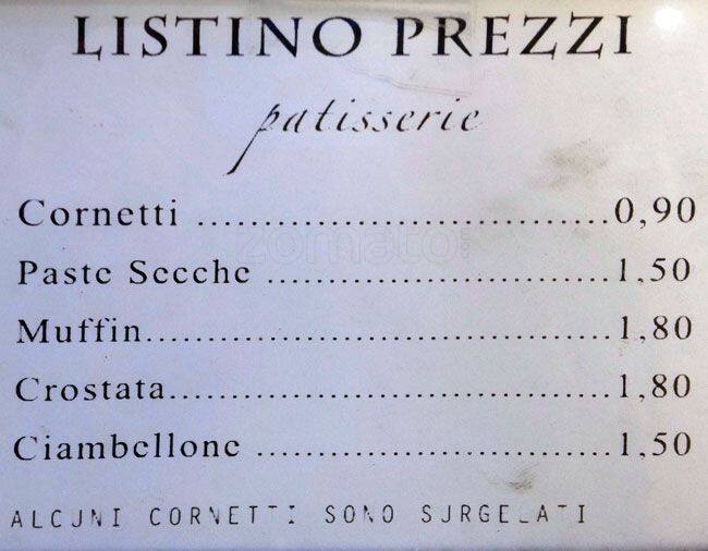Menu di Nero Scuro Cafe 