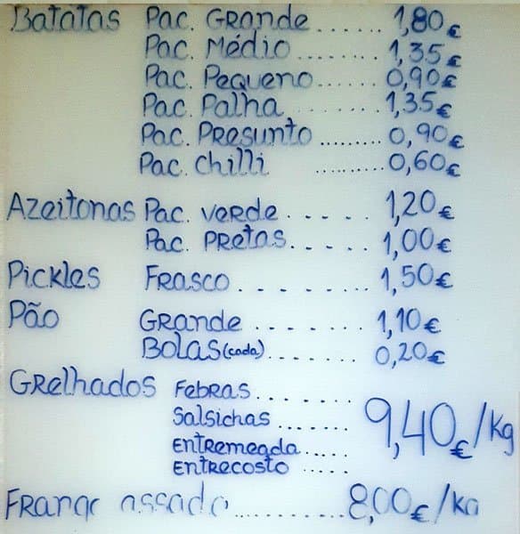 Casa dos Frangos de Benfica Menu Zomato Portugal