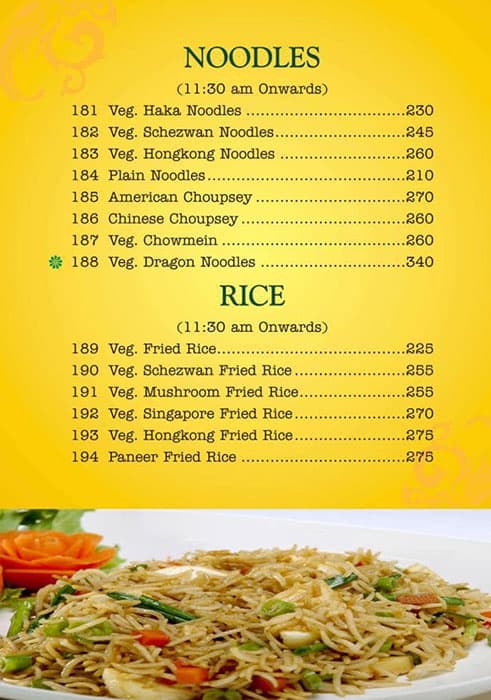 Menu at Achija, Navi Mumbai, achija veg restaurant