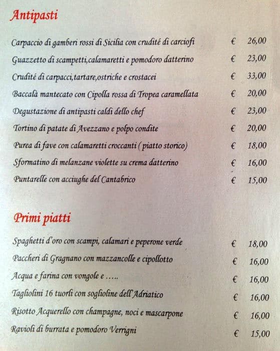 Langolo di casa menu, menu for langolo di casa, porta venezia ... Angolo di casa