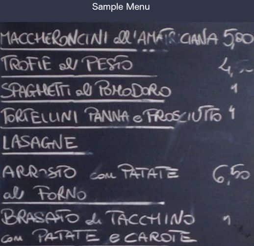 Menu di Spritz Cafè 