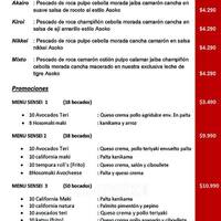 Asoko Sushi Menu Menu For Asoko Sushi Penalolen Santiago Asoko Sushi Menu Menu For Asoko Sushi Penalolen Santiago