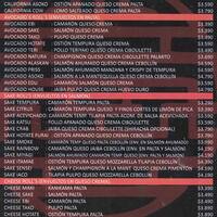 Asoko Sushi Menu Menu For Asoko Sushi Nunoa Santiago Asoko Sushi Menu Menu For Asoko Sushi Nunoa Santiago