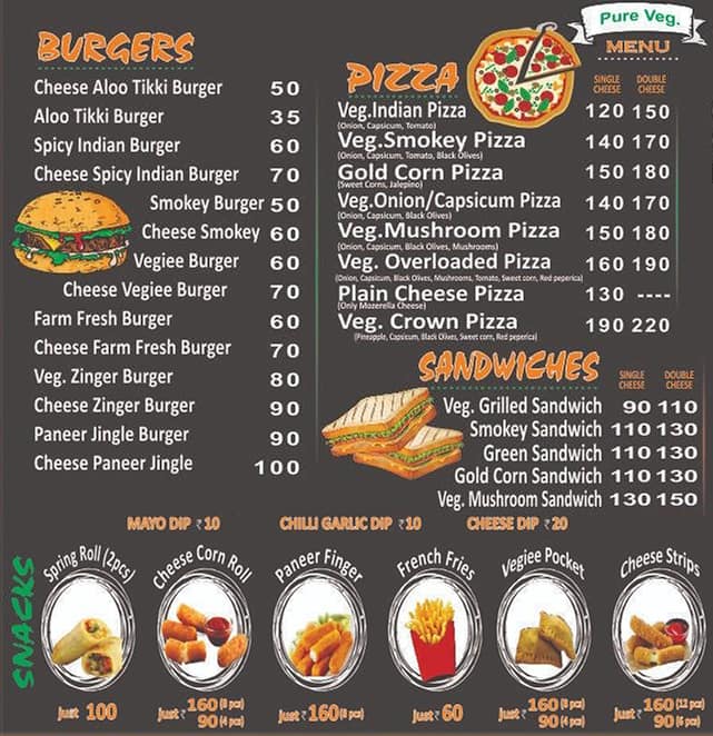 Chilli menu deals