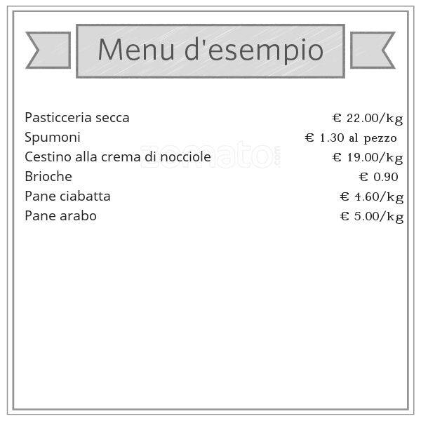 Menu di Eliseo 