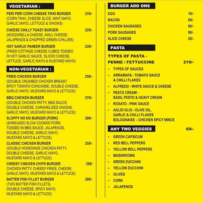 Menu of Smoke & Munch, Viman Nagar, Pune