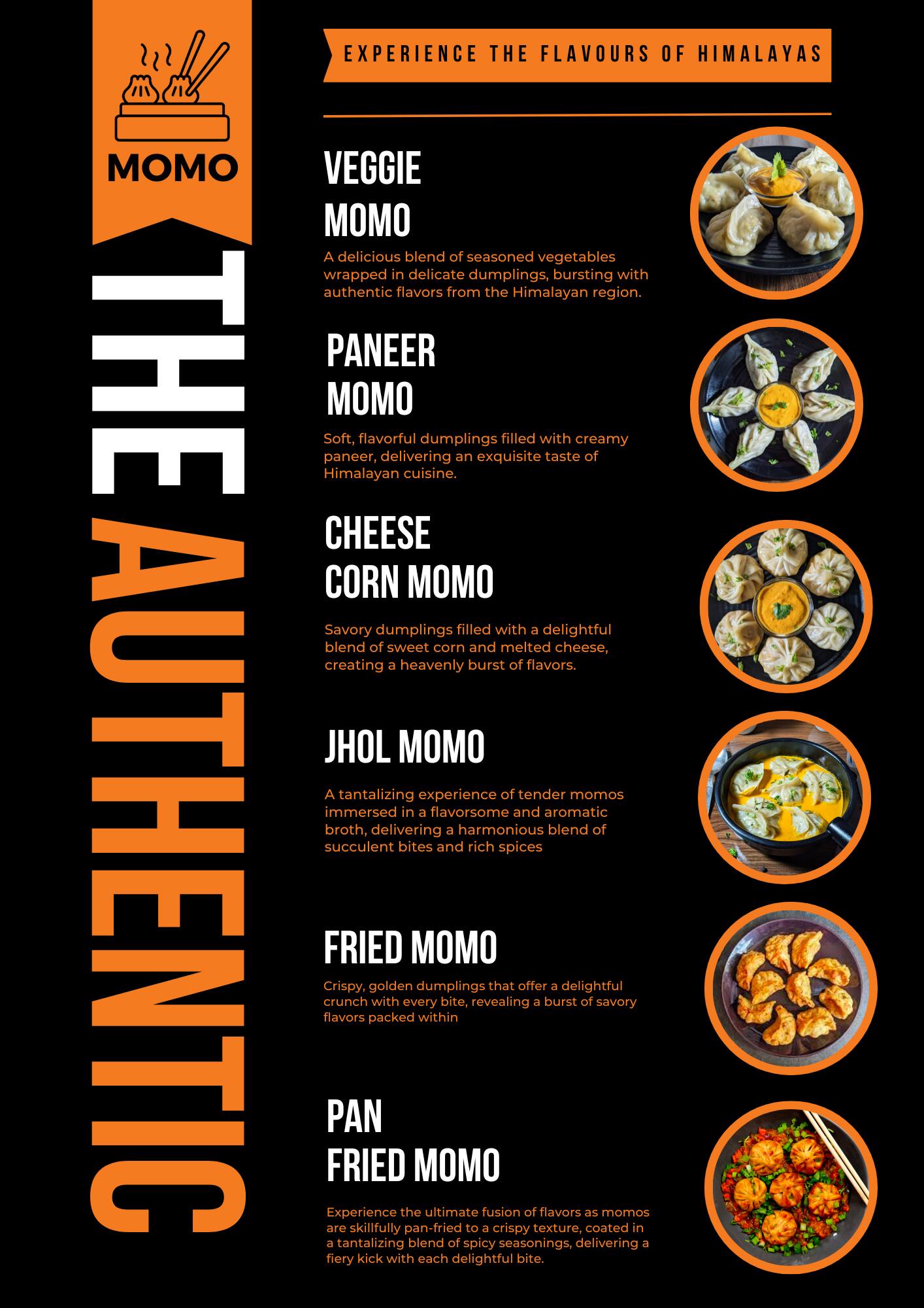 Menu of The Authentic, Bangur, Kolkata