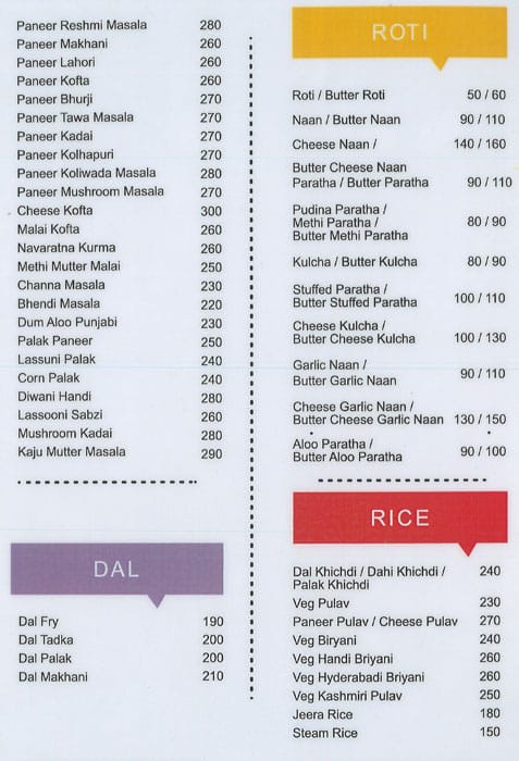 Amar Fast Food & Juice Center menu