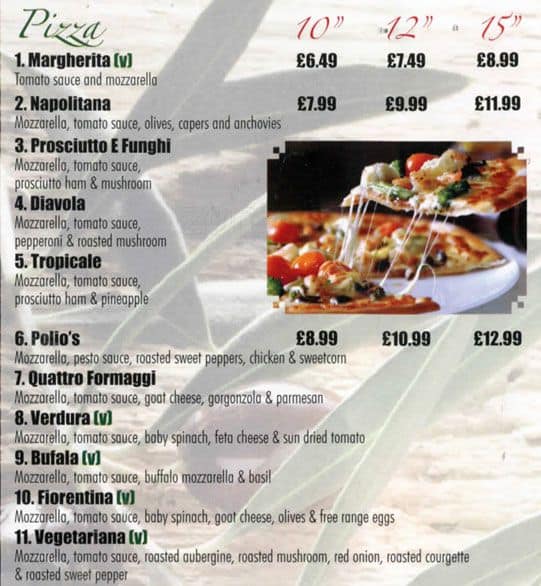 Napoli Pizzeria Menu, Menu for Napoli Pizzeria, Hornsey, London Zomato UK