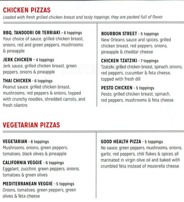 Menu de Pepperoni Cafe