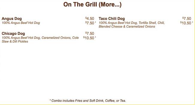 Briskit menu