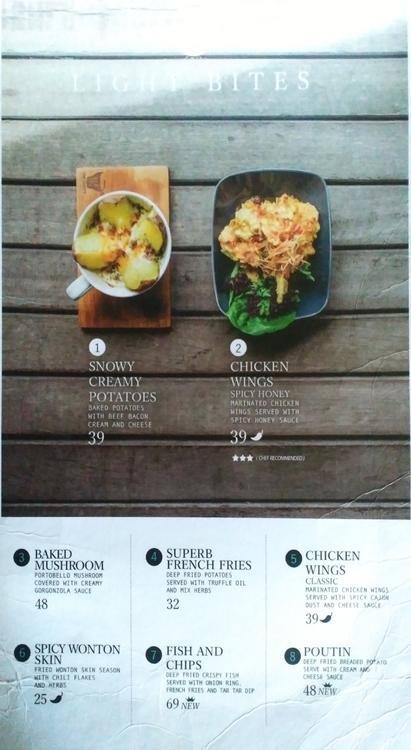 Carta de One Eighty Coffee
