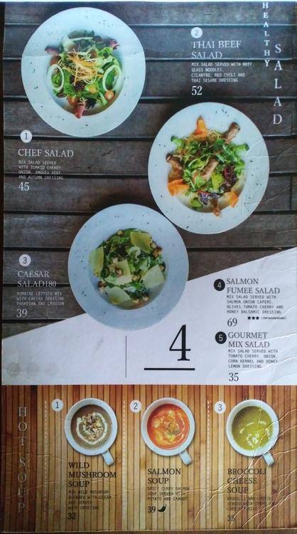 Carta de One Eighty Coffee
