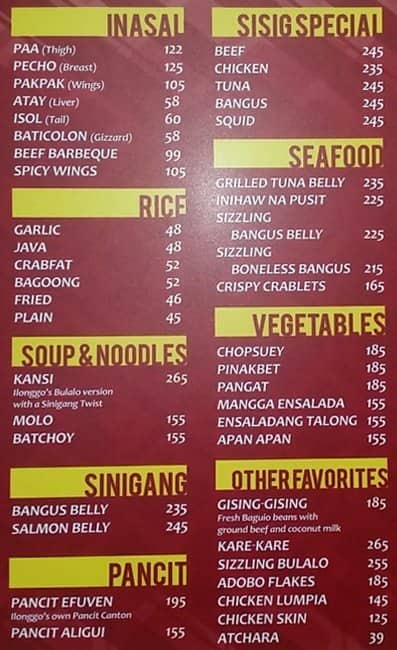 Chicken Bacolod Menu, Menu for Chicken Bacolod, Magallanes, Makati City ...