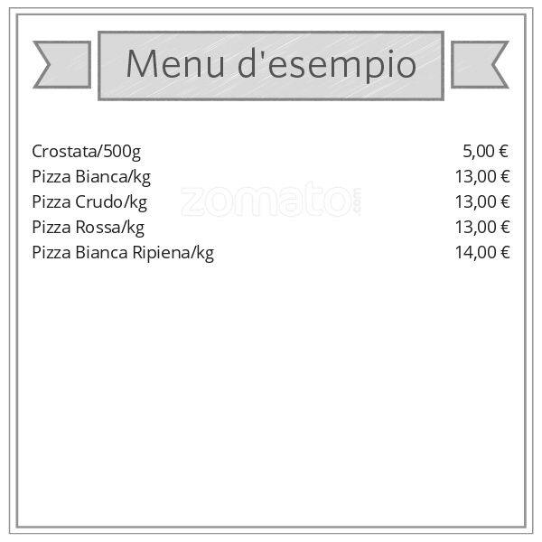 Menu di Il Fornaio di Via Conca D'Oro Srl 