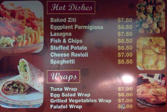 Menu at Kingston Pizza pizzeria, New York City, 395 Kingston Ave