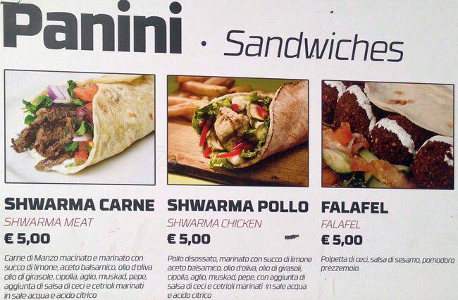 Menu di Food Corner - Libano 