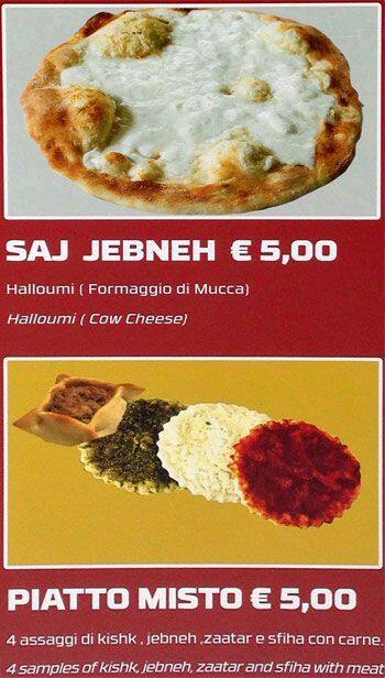 Menu di Food Corner - Libano 