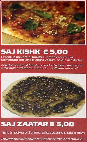 Menu di Food Corner - Libano 
