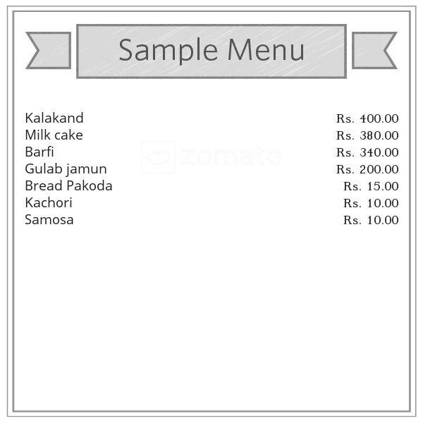 Kishu Di Hatti menu