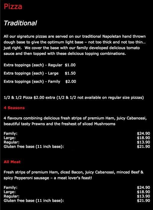 Pizza Inn Menu, Menu for Pizza Inn, Liverpool, Sydney Urbanspoon/Zomato