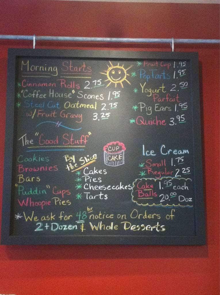 BrewnBake Menu, Menu for BrewnBake, Lake Jackson, Lake Jackson