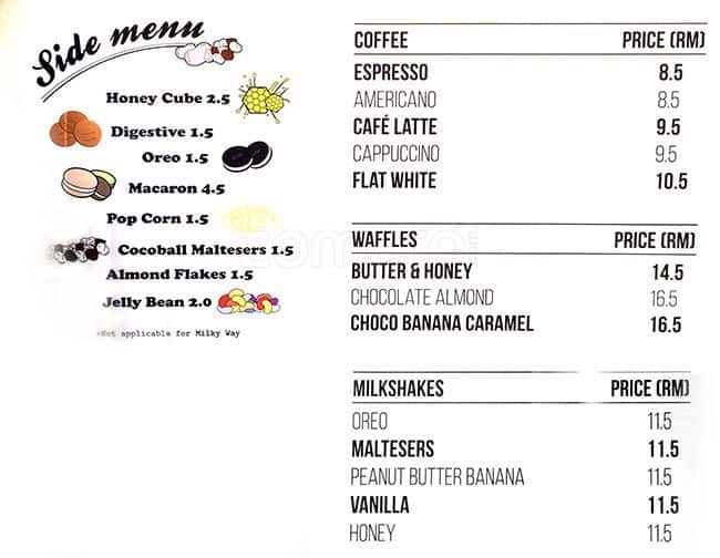 Milkcow Menu, Menu for Milkcow, SS 16, Selangor - Zomato Malaysia