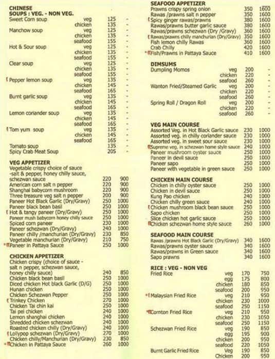Hardeep Punjab (Sion Koliwada) menu