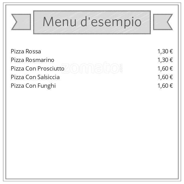 Menu di La Parioli 