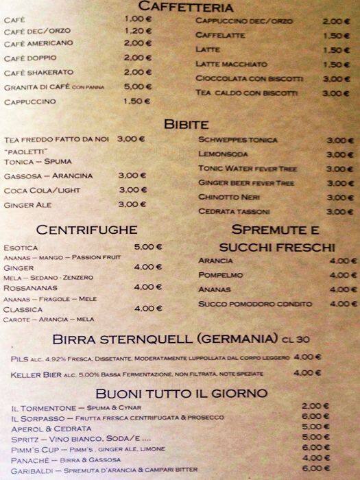 Sorpasso Menu Menu For Sorpasso Borgo Roma