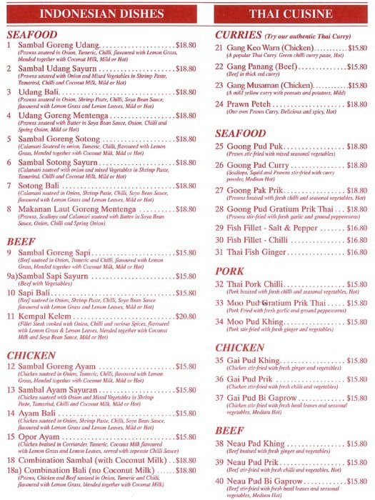 Menu at Queen Bee Chinese Restaurant, Munno Para, 4/262 Curtis Rd