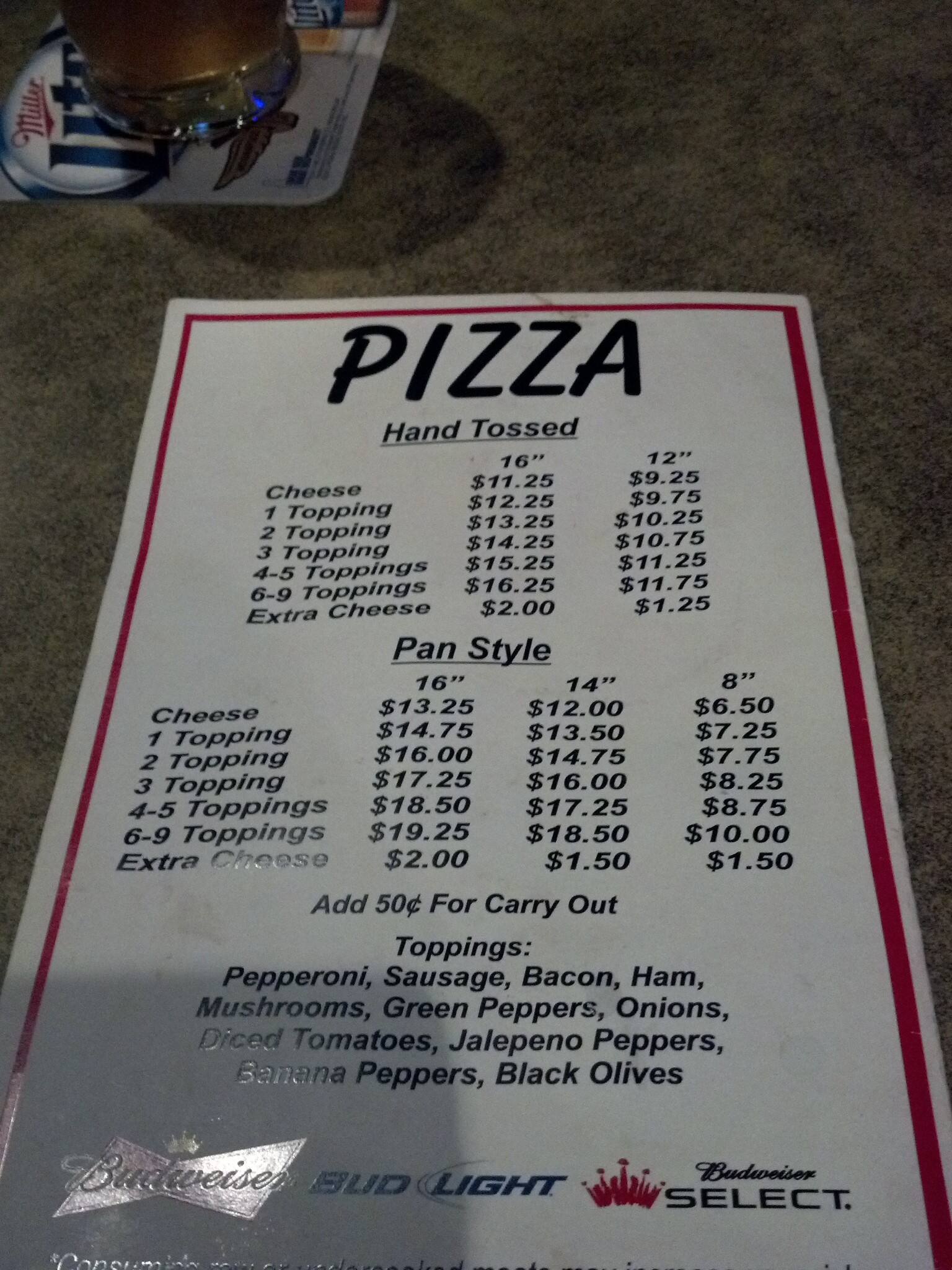 The Blind Pig Menu Menu For The Blind Pig Greenwood Indianapolis Urbanspoon Zomato