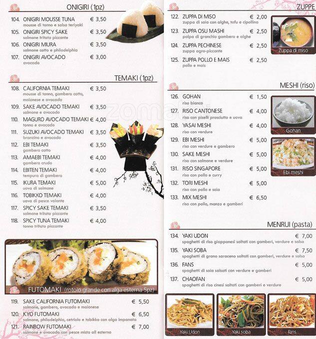 Menu di Kyo 