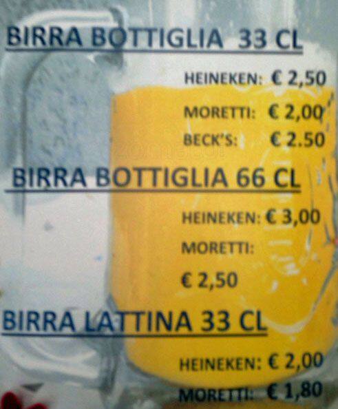 Menu di Why Not? 
